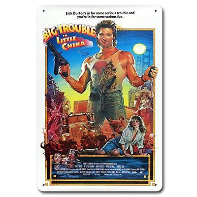 #ad Movie Poster Series Metal Retro Signs Plaques Big Trouble in Little China F... $100.60