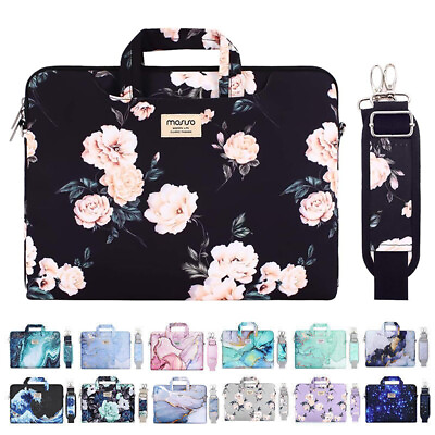 #ad 13 14 15 16 17 17.3 inch Laptop Bag for MacBook Air Pro Men#x27;s Women Briefcase $15.99