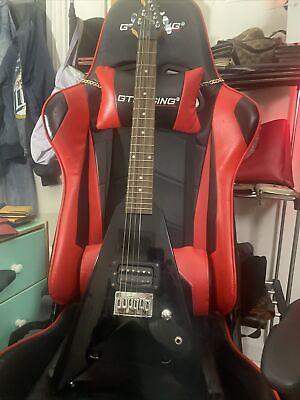 #ad First Act ME 276 Black Flying V Guitar w Amp And Gig Need Work $170.00