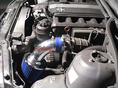 #ad BLUE For 1998 2005 BMW E46 323 325 328 330 Air Intake System Kit Filter $49.50