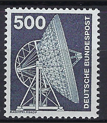 #ad BRD FRG #Mi859 MNH 1976 Radio Telescope 1192 YT708 SG1755 $4.88