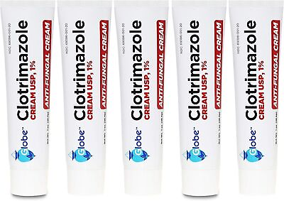 #ad 5 Pack Anti Fungal Cream Cure Athletes Foot Jock ItchCompare to Lotrimin AF 1% $6.76