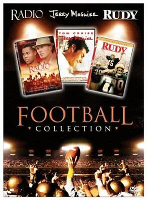 #ad Football Collection Radio Jerry Maguire Rudy DVD Box Set DVD VERY GOOD $5.89