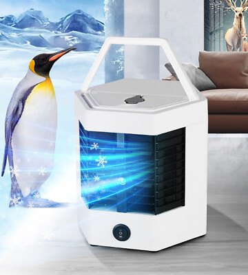 4in1 Portable Mini Air Conditioner Humidifier Bedroom Air Cooler USB Fan Desktop $6.99