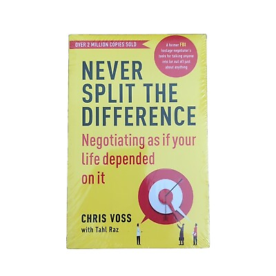 #ad #ad Never Split the Difference by Chris Voss Paperback Book *NEW SEALED* $9.95