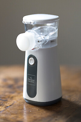 #ad rechargeable Ultrasonic Mini Mesh Nebulzer Inhale Mist Machine Adult Kids Mask $39.49