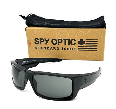 #ad SPY GENERAL SOSI ANSI Black Happy Gray Green 66mm Sunglasses $67.95
