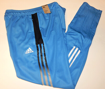 #ad Adidas Men#x27;s Tiro 21 Training Pants Track Soccer Rare Colorway Focus Blue HB1566 $46.99