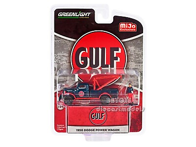 #ad 1950 DODGE POWER WAGON TOW TRUCK quot;GULFquot; W FIGURE 1 64 MODEL BY GREENLIGHT 51543 $11.99