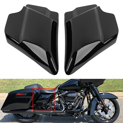 #ad Vivid Black Side Cover Panels For Harley Touring Road Street Glide 2009 2023 $56.99