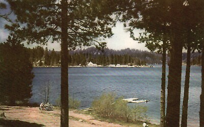 #ad Postcard CA Lake Arrowhead California 1940 Union Oil Chrome Vintage PC H3578 $3.00