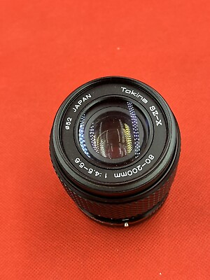 #ad Tokina SZ X 80 200mm F4.5 5.6 Camera Lens 52mm C FD for Canon FD Japan $19.95