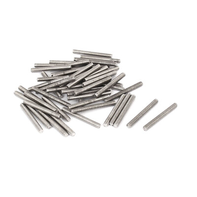 #ad M4 x 35mm 304 Stainless Steel Fully Threaded Rod Bar Studs Hardware 50 Pcs $16.52