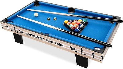 #ad Mini Pool Table Top Games: 36 Inch Tabletop Billiards Table Set $64.39