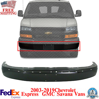 #ad Front Bumper Face Bar Primed For 03 19 Chevy Express amp; GMC Savana 1500 2500 3500 $238.23
