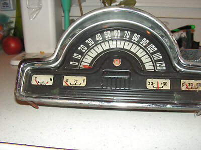 #ad 1952 Instrument Cluster Speed gas oil amp temp Panel Oldsmobile Gauges rat rod $110.00