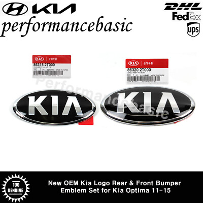 #ad New OEM Kia Logo Rear amp; Front Bumper Emblem Set for Kia Optima 11 15 $23.88