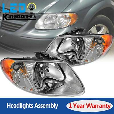 #ad Headlights for 2001 2007 Dodge Caravan Town amp; Country 01 03 Voyager Headlamps US $63.99