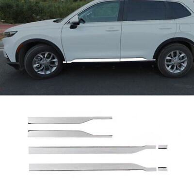 #ad Chrome 6X Car Body Side Moulding Stripe Cover Trim For Honda CR V CRV 2023 2024 $245.71