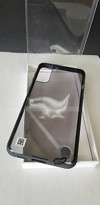 #ad Samsung Clear Protective Cover Case for Galaxy S21 Black $10.00
