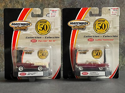 #ad Matchbox Collectibles 1955 Chevy Bel Air Chevrolet amp; Cadillac 50th Anniversary $19.99