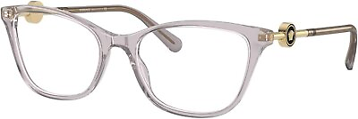 #ad Versace 0VE3293 593 Transparent grey Cat Eye Women#x27;s Eyeglasses $89.99