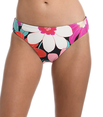 #ad NEW La Blanca IN FULL BLOOM FLORAL MULTI Reversible Hipster Bikini Bottom Sz 10 $21.24