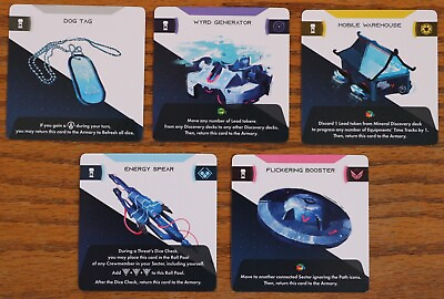 #ad ISS Vanguard Equipment Promo Cards Pack Dice Tower Kickstarter New $13.99