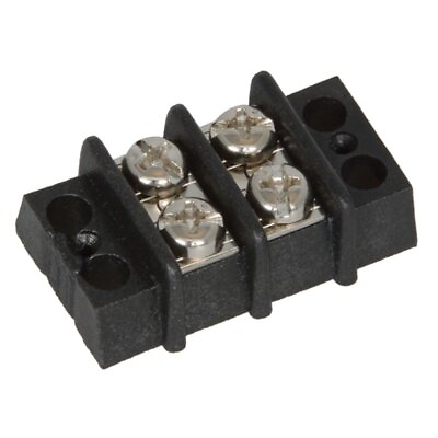 #ad Adam Tech TDA 02 Terminal Block 2 Position Standard Double Row 300VAC Pack of 10 $23.31