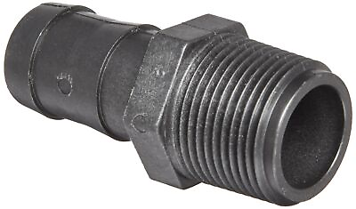 #ad Banjo HB100 Polypropylene Hose Fitting Adapter 1quot; NPT Male x 1quot; Barbed $6.66