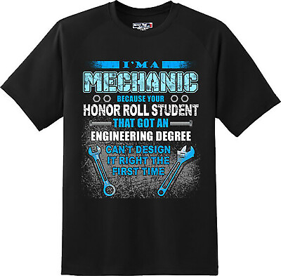 #ad Funny Mechanic Cool Gift T Shirt New Graphic Tee $19.99