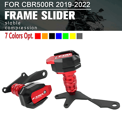 #ad For Honda CBR500R 2019 22 Frame Slider Engine Fairing Guard Crash Pad Protector $65.99