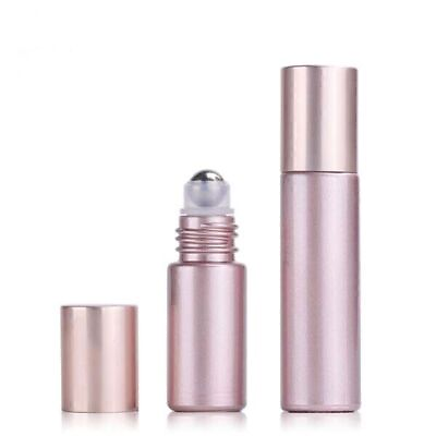 #ad Beauty Essential Oil Metal Ball perfume roller 1 50pcs glass bottles 10ml $79.65