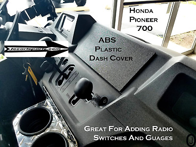 #ad Honda Pioneer 700 ABS Plastic Blank Dash Cover Mounting Plate for Radio amp; Gauges $17.95