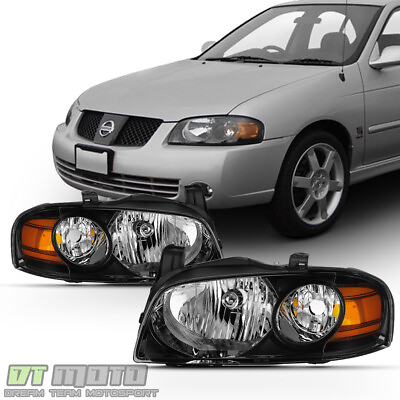 #ad #ad For 2004 2006 Nissan Sentra SE R Style All Model Headlights Headlamps LeftRight $71.99