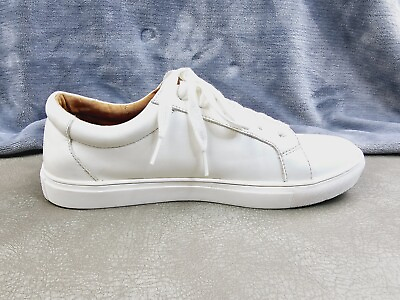 #ad Goodfellow Size 9 Men#x27;s White Low Top Lace Of Fashion Sneakers $24.99
