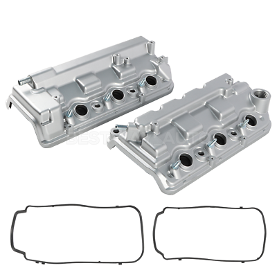 #ad 2X Valve Covers Front amp; Rear for 2008 2012 Honda Accord 10 12 Crosstour 3.5L🚗 $184.88