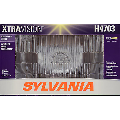 #ad SYLVANIA H4703 XtraVision Sealed Beam Headlight Halogen Contains 1 Bulb $19.75