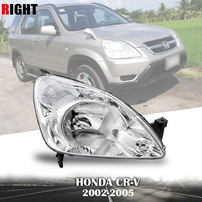 #ad RH Front Head Light Lamp Clear Lens Fit Honda CR V CRV G2 2002 2006 LX RD $192.00