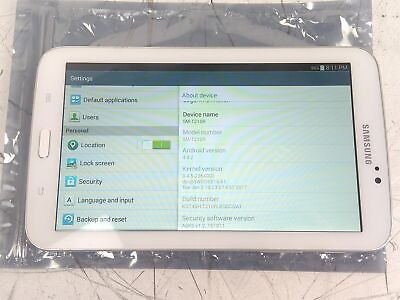 #ad Samsung Galaxy Tab 3 SM T210R 8GB 7quot; Android Tablet Factory Reset $34.42