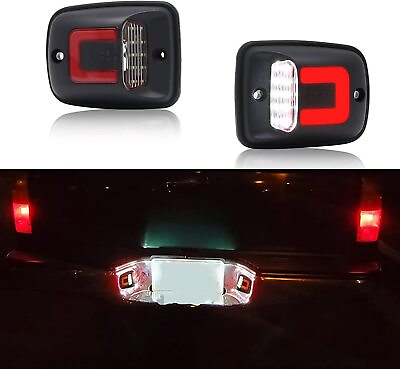 #ad For 1995 2004 Toyota Tacoma RED TUBE LED License Plate Light Rear Bumper Lamp 2x $16.59