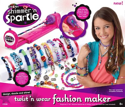#ad Cra Z Art Shimmer and Sparkle 3 in 1 Twist #x27;n Wear Jewelry #x27;n Fashion Maker $20.97