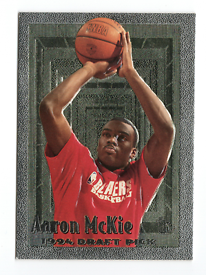 #ad 1994 Topps Embossed 117 NM Aaron McKie DPK FOIL RC Trail Blazers Card $1.60