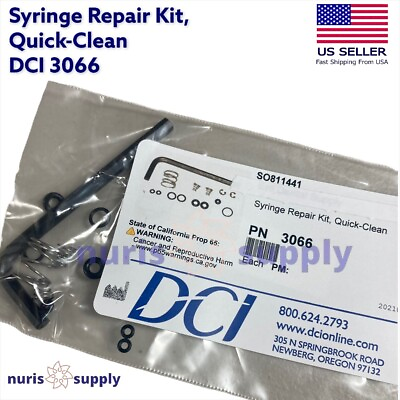 #ad DCI 3066 Air Water Syringe All Syringe Repair Kit Quick Clean $19.94