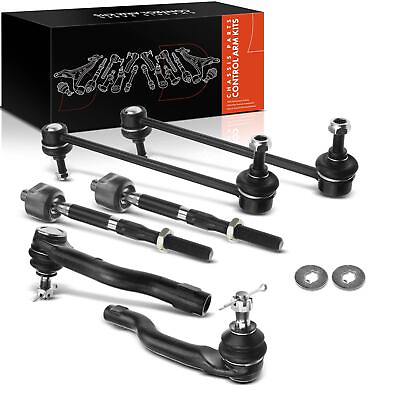 #ad 6x Front Inner amp; Outer Stabilizer Bar Link amp; Tie Rod Ends for Mazda 2 11 14 1.5L $49.99