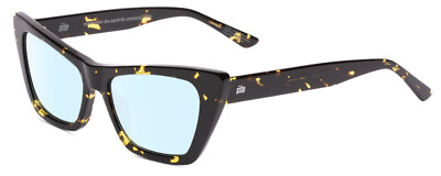 #ad SITO SHADES WONDERLAND Cat Eye Blue Light Glasses in Black Yellow Tortoise 54 mm $109.99