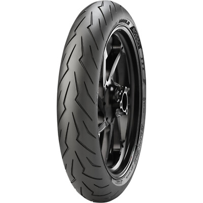 #ad Pirelli Diablo Rosso III Front Radial Tire 120 70 ZR 17 58W TL $165.03
