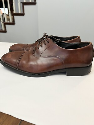 #ad To Boot New York Adam Derrick Men Size 9.5 Brown Leather Derby Dress Shoes $30.00