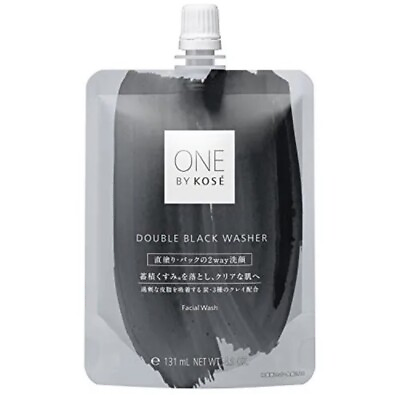 #ad ONE BY KOSE Double Black Washer Wash Pigment 140g NEW $19.00