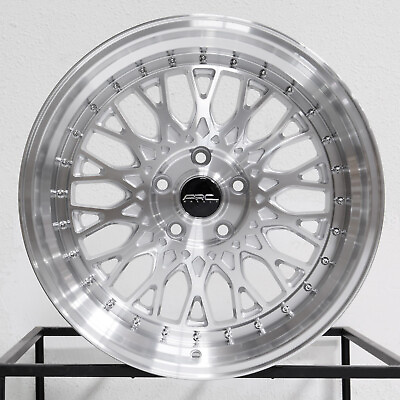 #ad 4 New 18quot; ARC AR1 Wheels 18x8.5 18x9.5 5x120 35 35 Silver Machined Staggered Rim $899.00